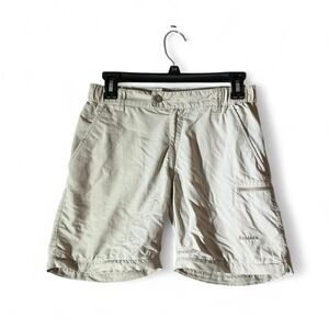 Simms Fishing Products 3XDRY Shorts Womens XS Stone Beige Nylon‎ Hiking Outdoor